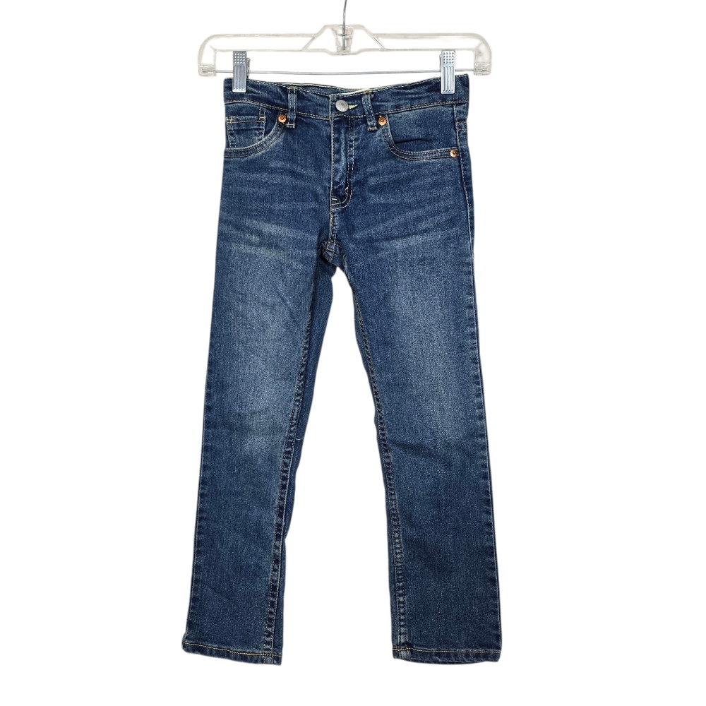 Levi's 511 Slim Blue Adjustable Waist Denim Jeans 7X Reg